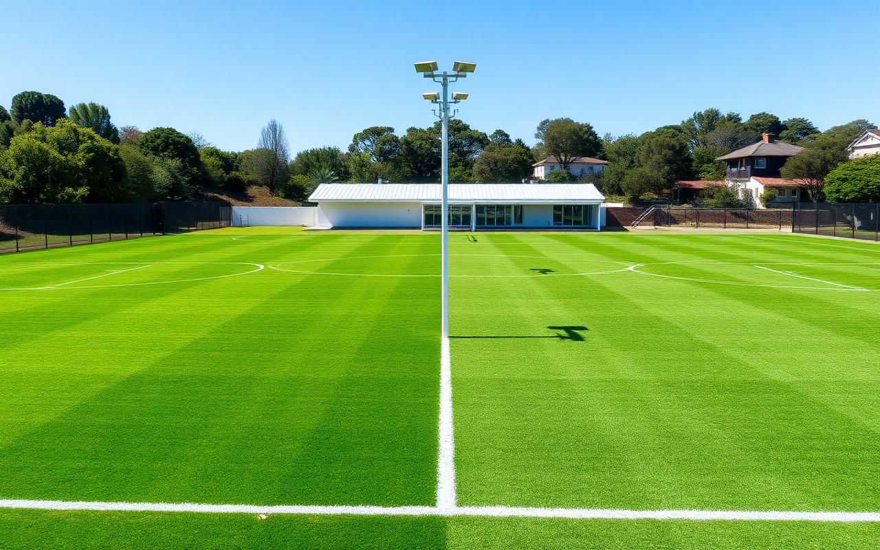 European pitch venue used for the West Ham Geneva football tour
