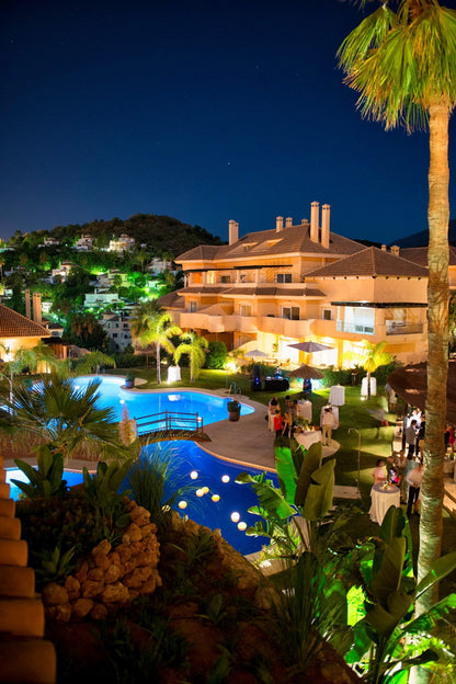 Aloha Hill Club Marbella — pool at night